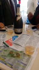 Team Christmas at the races. So much bubbles. Too much.